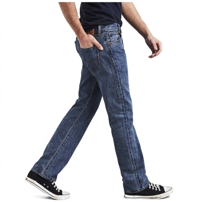 Levi's 501 low-rise blue jeans