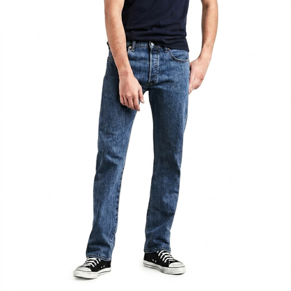 Levi's 501 low-rise blue jeans