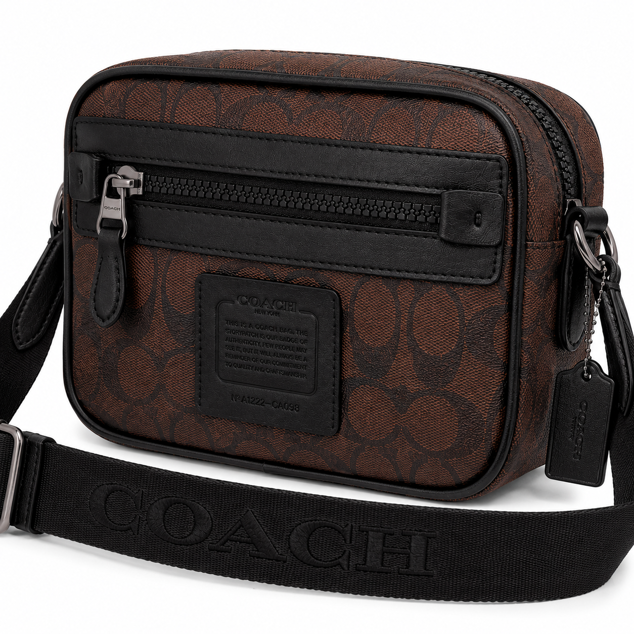 Crossbody bolso Hombre cafe