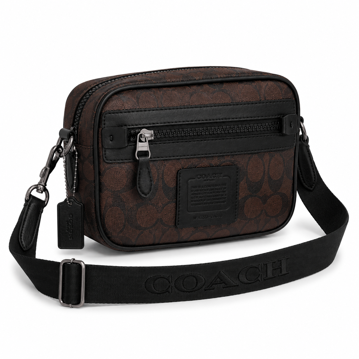 Crossbody bolso Hombre cafe